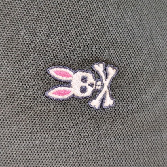 Men's Paycho Bunny Polo Shirt Size 8 - Picture 3 of 7